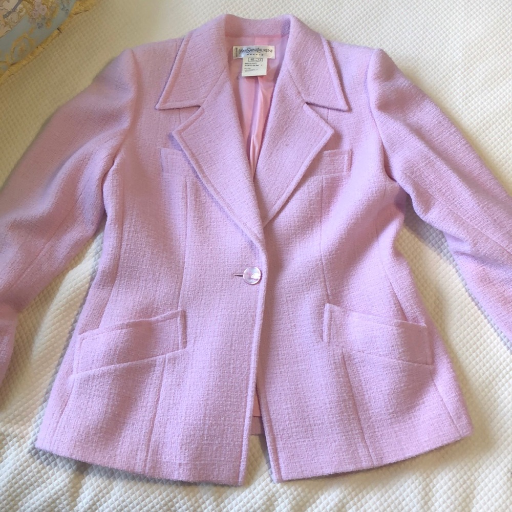 Yves Saint Laurent Encore Pink Blazer